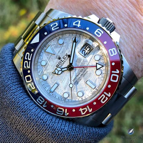 Rolex meteorite patterns